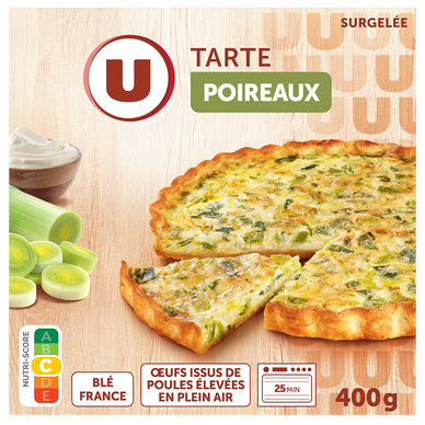 Tarte aux poireaux  400g