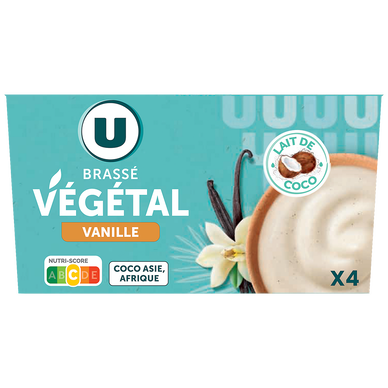 Brassée Végétale Lait de Coco Vanille U 4x100G