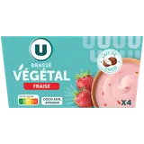Brassés végétal fraise 2,1%mg - 4x100g