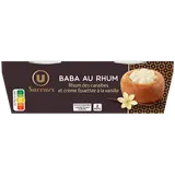 Baba au rhum crème vanille , 2x140g