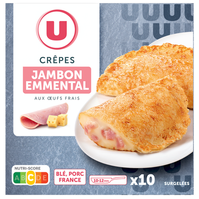 Crêpe jambon/fromage  x10, 500g