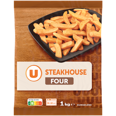Frites Steak house au four- sachet 1kg
