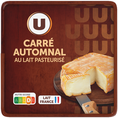 Fromage au lait pasteurisé Carré Automnal  27%MG, 220g