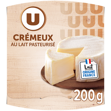 Fromage Délice Crémeux au lait pasteurisé  37% de MG, 200g