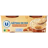 Gâteaux de riz nappés de caramel  4x100g