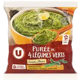 Purée 4 légumes verts cuisinée au beurre sachet 750g