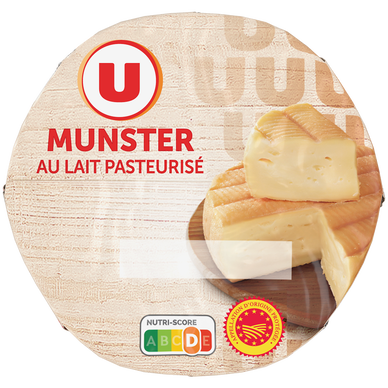 Petit Munster AOP au lait pasteurisé 29% de MG, 200g