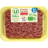 Viande Haché pur boeuf, 5% Matière Grasse, BIO, France, barquette de 350g