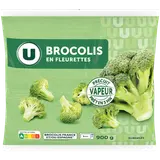 Brocolis fleurettes précuits vapeur  900g