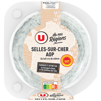 Selles sur Cher AOP au lait cru  23%MG, 150g