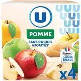 Purée de fruits aux pommes sans sucres ajoutés  4x100g