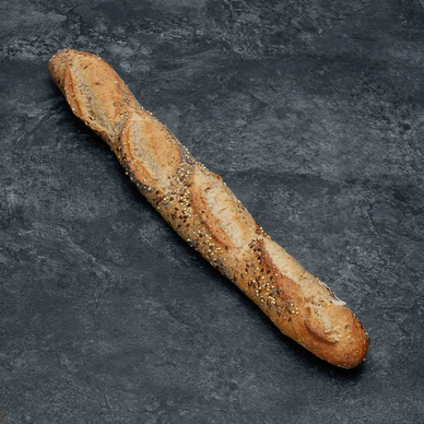 Baguette aux céréales,  1 pièce, 250g