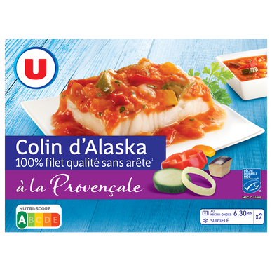 Colin d'Alaska à la provencale MSC - barquette 400g