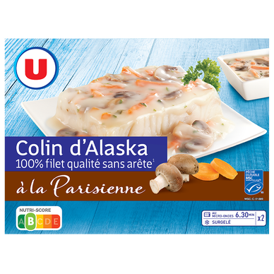 Colin d'Alaska à la parisienne MSC - barquette 400g
