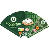 Roquefort au lait cru de brebis AOP  4 portions - 100g