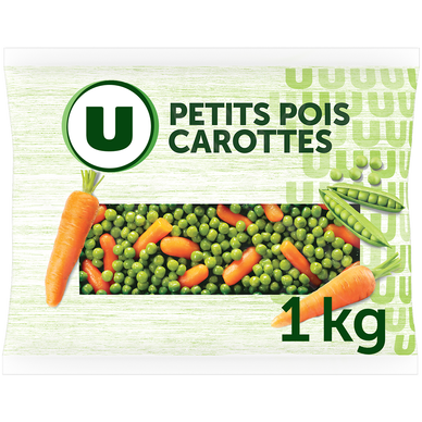 Petits pois très fin et carottes  1kg