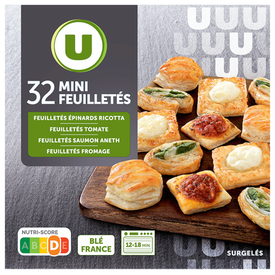 Feuilletés apéritif  x32  -  376g