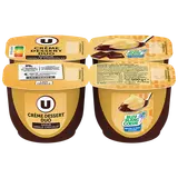 Crème dessert duo saveur vanille chocolat 4x125g