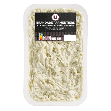 Brandade à la morue parmentière, transformé France, barquette, 750g