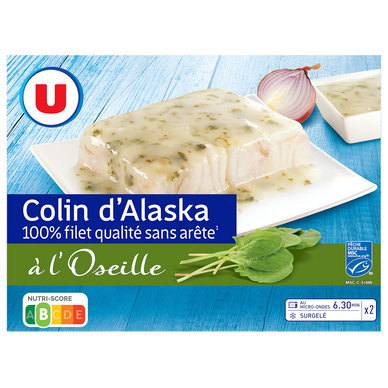 Colin d'Alaska à l'oseille  400g