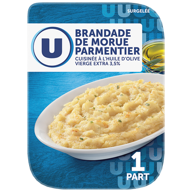 Plat cuisiné individuel Brandade morue parmentier - 300g