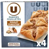 Paniers feuilletés poulet mélange forestier - 4x100g