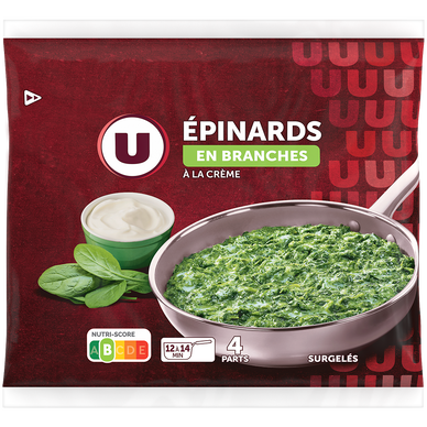 Epinard branches à la crème 1kg