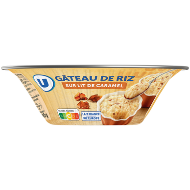 Gâteau de riz sur lit de caramel  500g