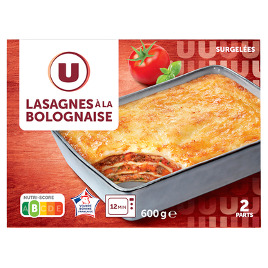 Plat cuisiné Lasagne à la bolognaise 600g