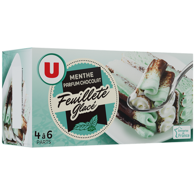 Feuilleté glacé menthe chocolat  321g