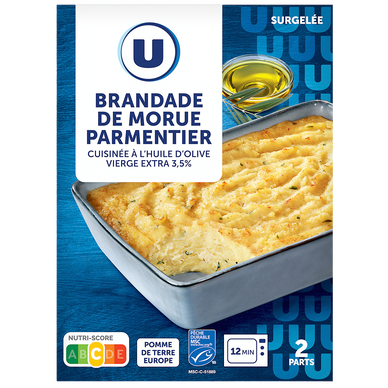 Plat cuisiné Brandade de morue parmentier 600g
