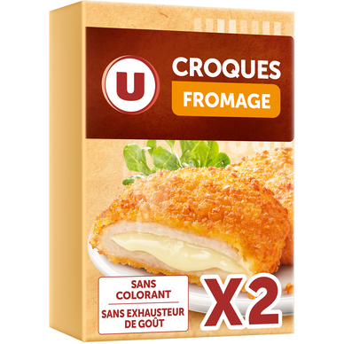 Croque fromage, VVF, France, 2 pièces, barquette, 200g