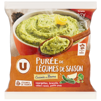Purée de légumes de saison cuisinée  750g