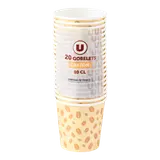 Gobelet en carton 10cl x20