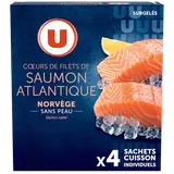 Coeurs de filets de saumon Atlantique - 500g