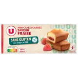 Cakes fourrés saveur fraises sans gluten 210g