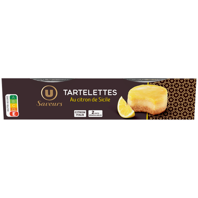 Tartelettes au citron de Sicile  2x80g