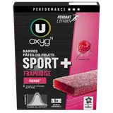 Pâtes de fruits énergie framboise U, x5, 125g