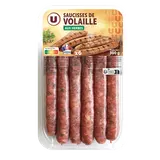 Saucisse de volaille aux herbes,  France, 6 pièces, 300g