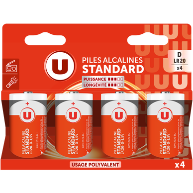 Piles Standard LR20 D x4