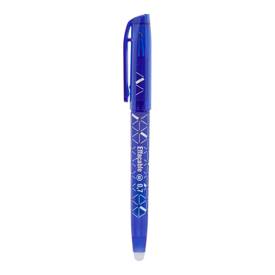 Stylo bille effaçable gel m 0,7mm bleu