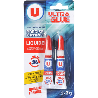 Colle liquide 3g x2 prise extra rapide