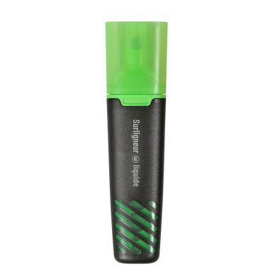 Surligneur large encre liquide vert