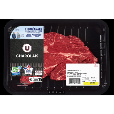 Viande bovine - Basse côte ** Génisse, à griller,  Nouvelle agriculture, 1 pièce