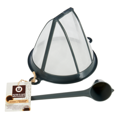 Filtre à café avec cuillère de dosage