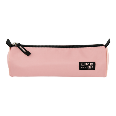 Trousse ronde fille rose - 22x7x7cm