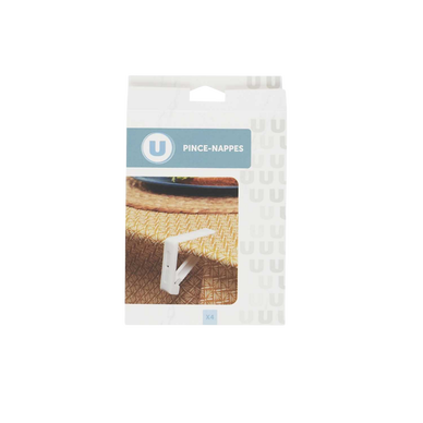 Pince-nappe avec ressort x4
