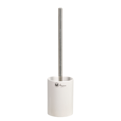 Brosse WC + Support - Blanc