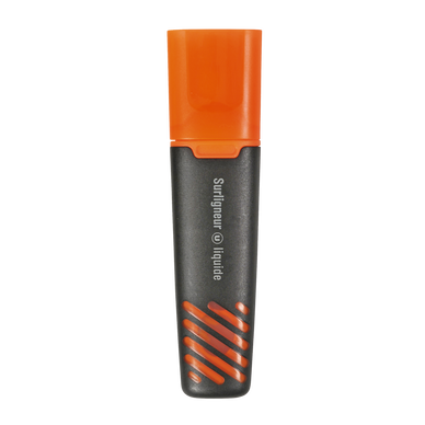 Surligneur large encre liquide orange