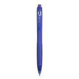 Stylo bille rétractable corps soft touch bleu